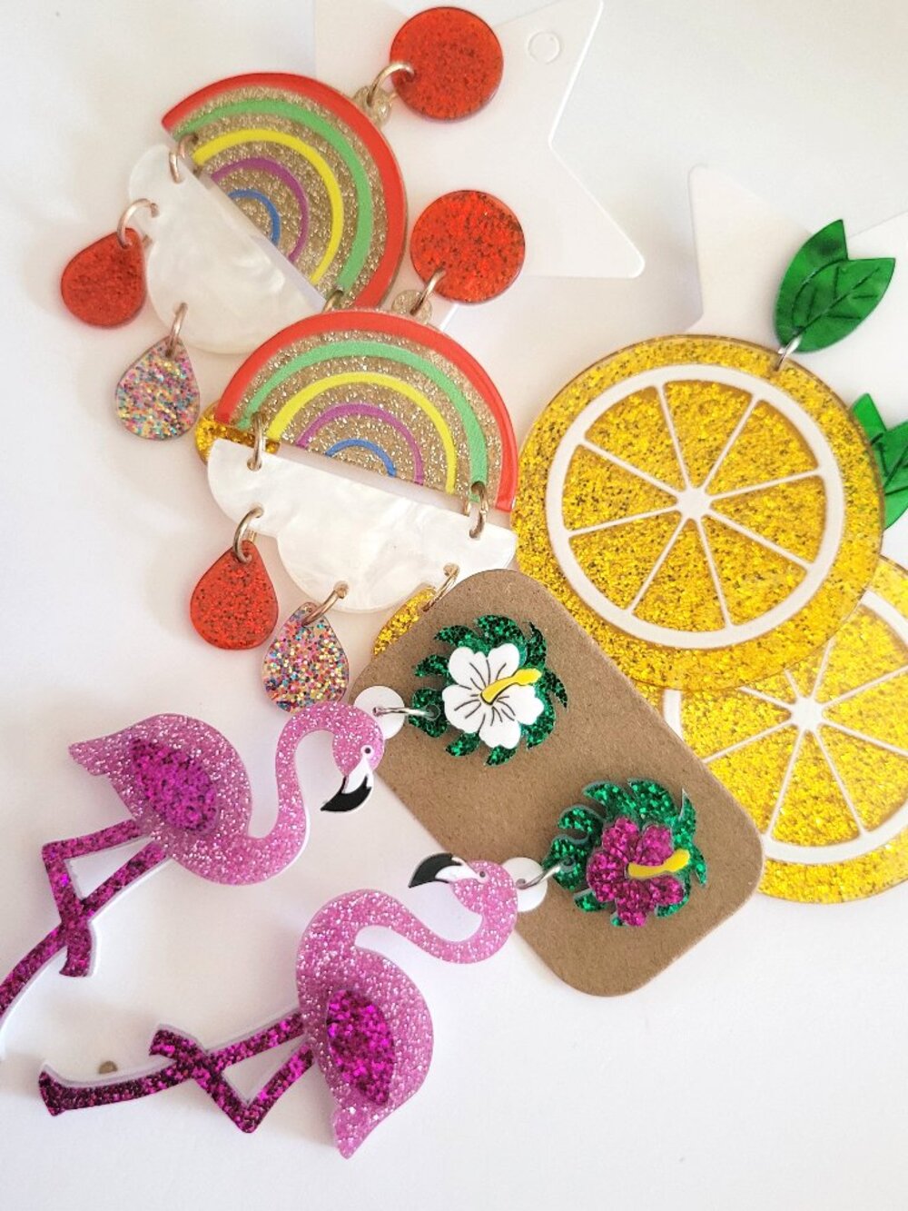 Whimsical Acrylic Earring Bundle